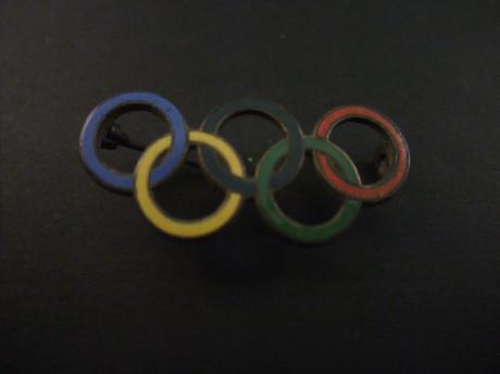 Olympische Spelen logo ringen emaille uitvoering